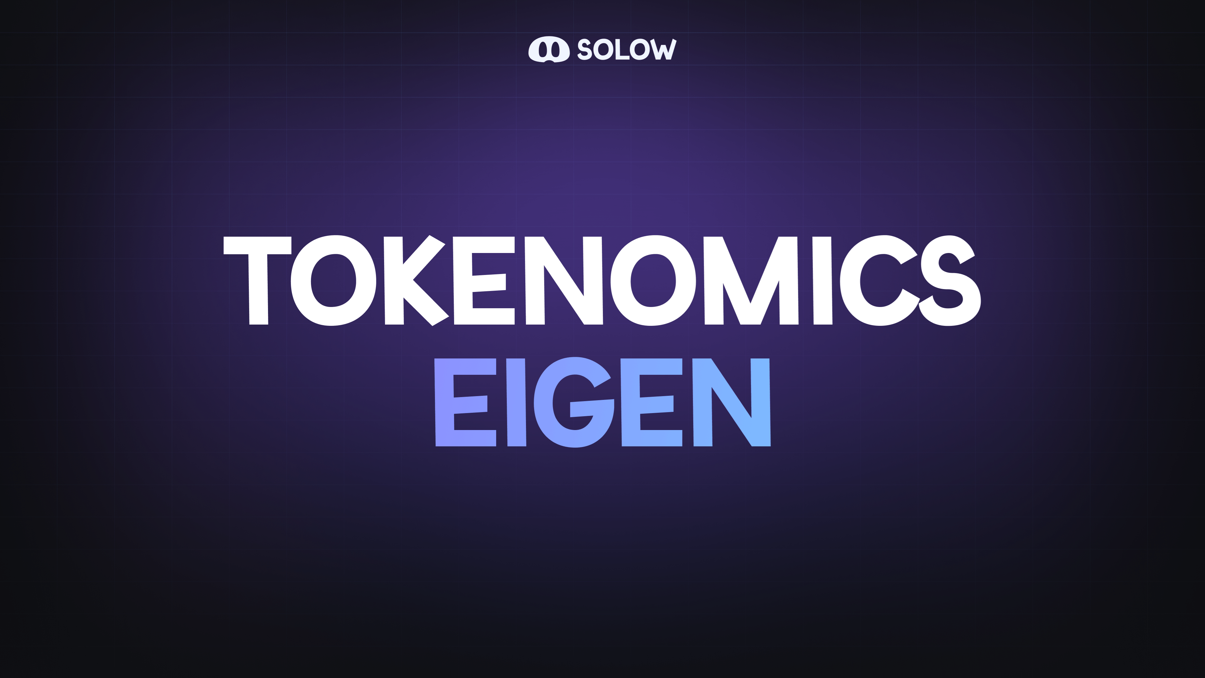 Tokenomics EIGEN